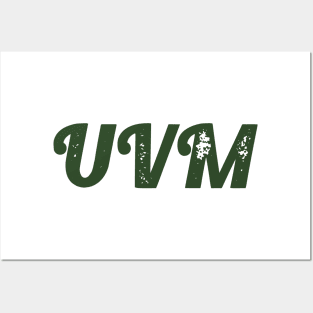 UVM Retro Posters and Art